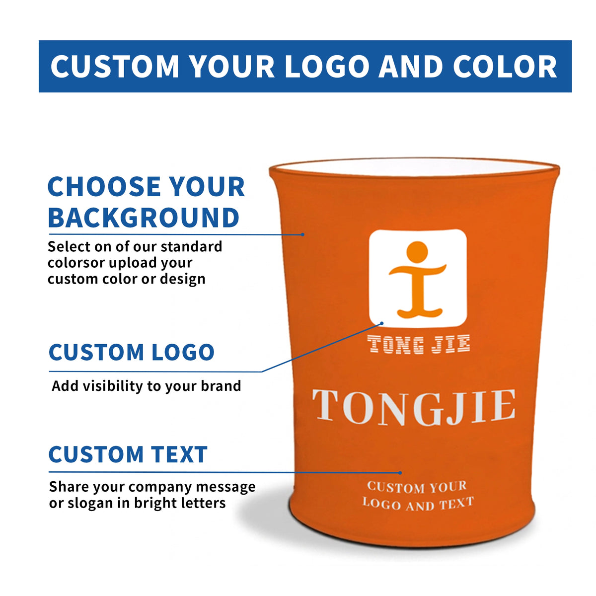Orange display counter customization diagram